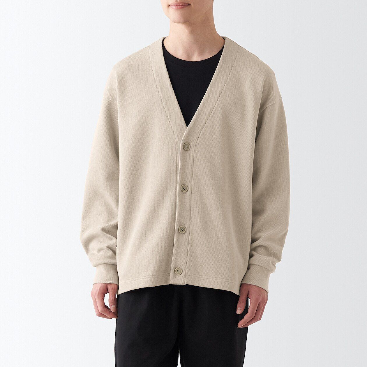 Thick Jersey Cardigan | MUJI